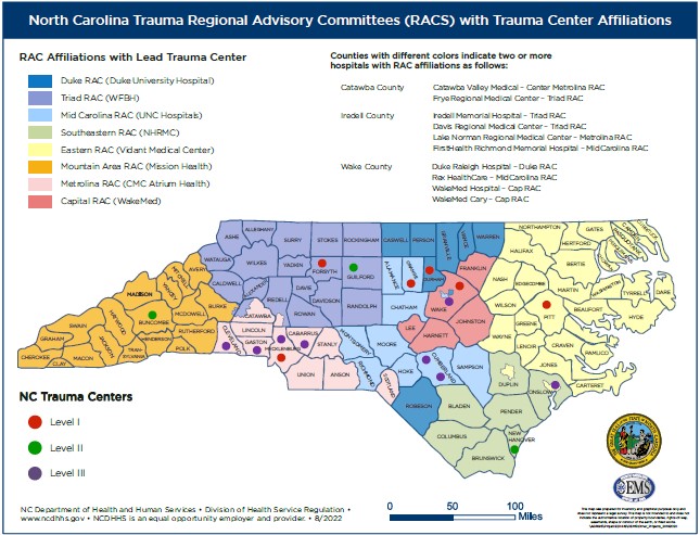 Map of Regional Advisory Committee (RAC) Affiliations